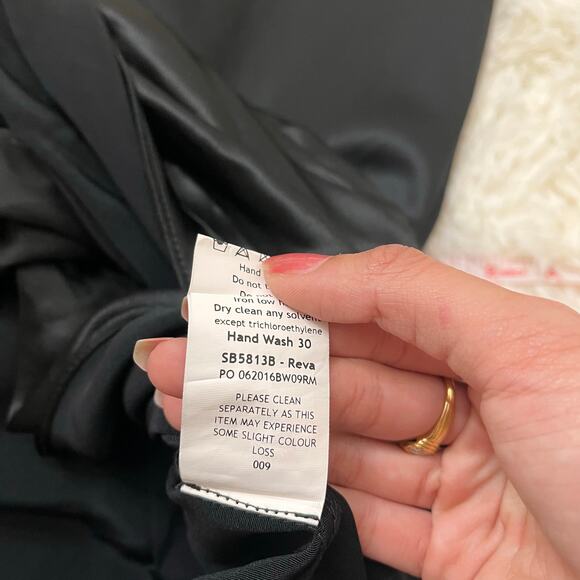 House of CB Reva Black satin balcony corset dress - Size S - Picture 6 of 7